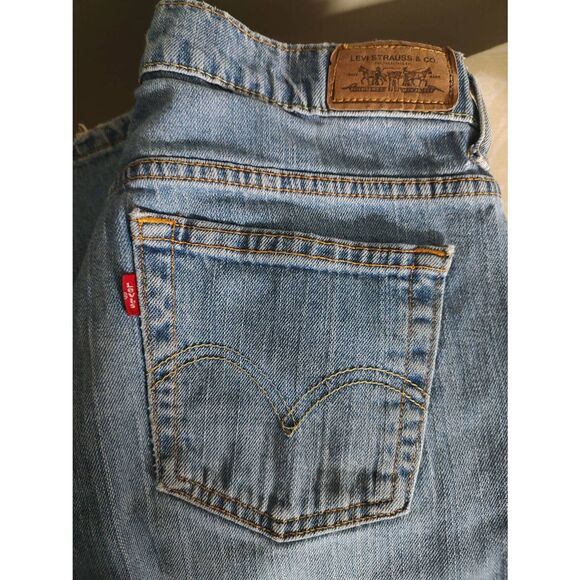 Vintage Y2K Levi’s 515 Women’s Size 8 Light Wash Bootcut Jeans Stretch - Picture 5 of 6